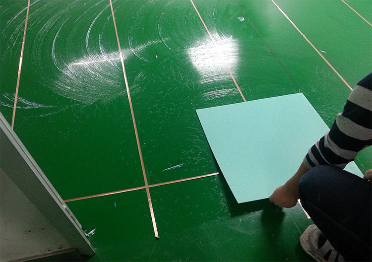 惠州PVC防静电地板工程 3000平米